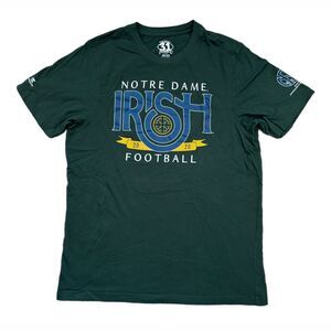 Notre Dame Football Tee Shirt 2020 Two Sided Fighting Irish Mens Size XL Collage
